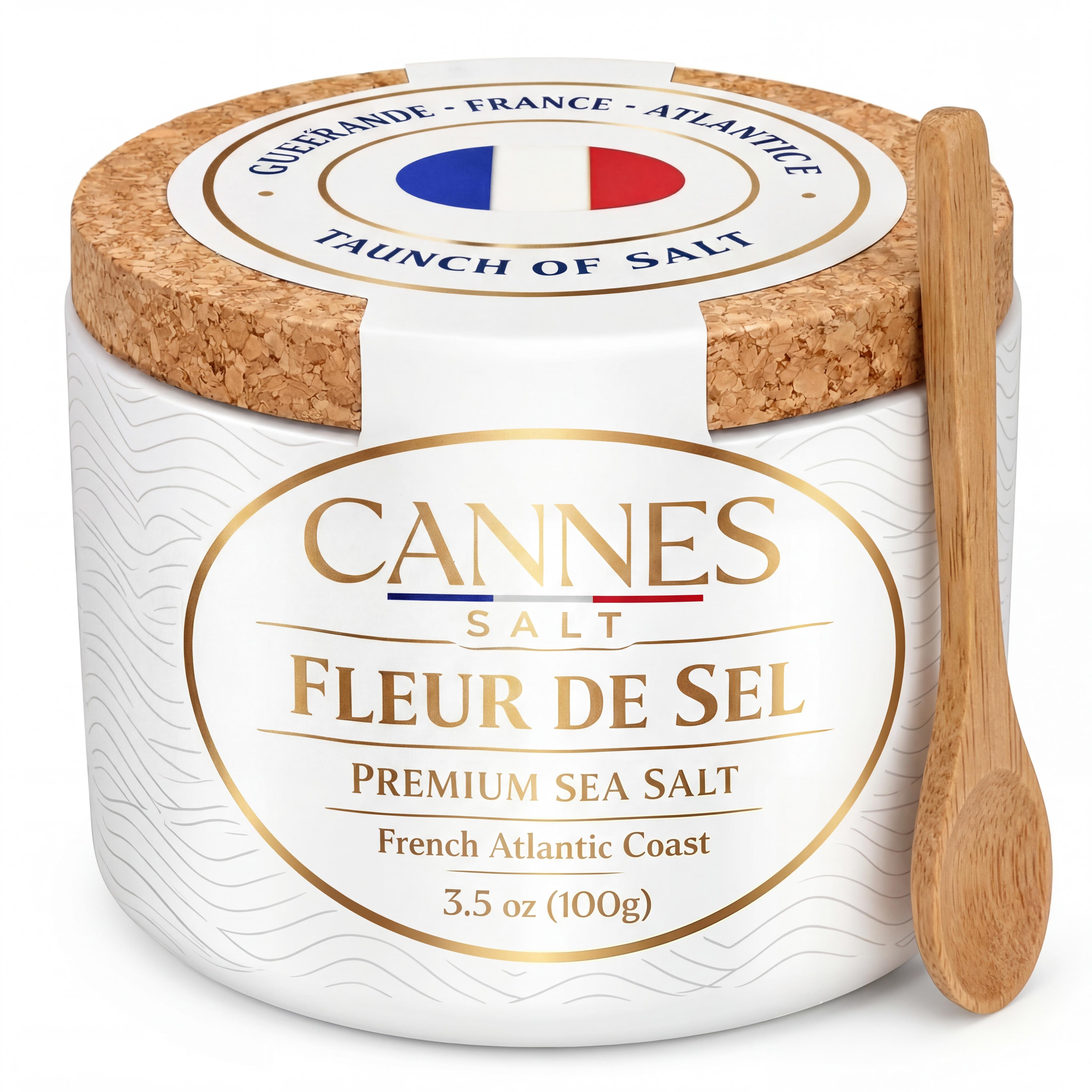 Cannes Salt Celtic Sea Salt package — hand-harvested coarse crystals from Guérande